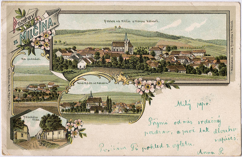 Muzeum esk Sibie, Milin, pohlednice