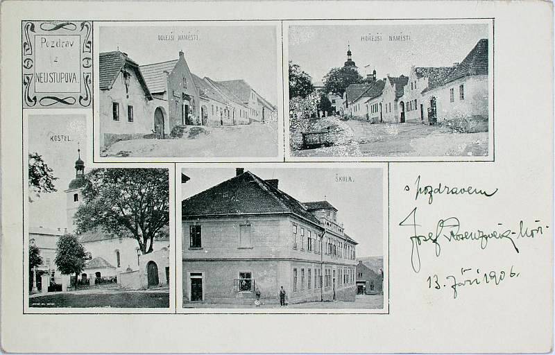 Muzeum esk Sibie, Neustupov, pohlednice