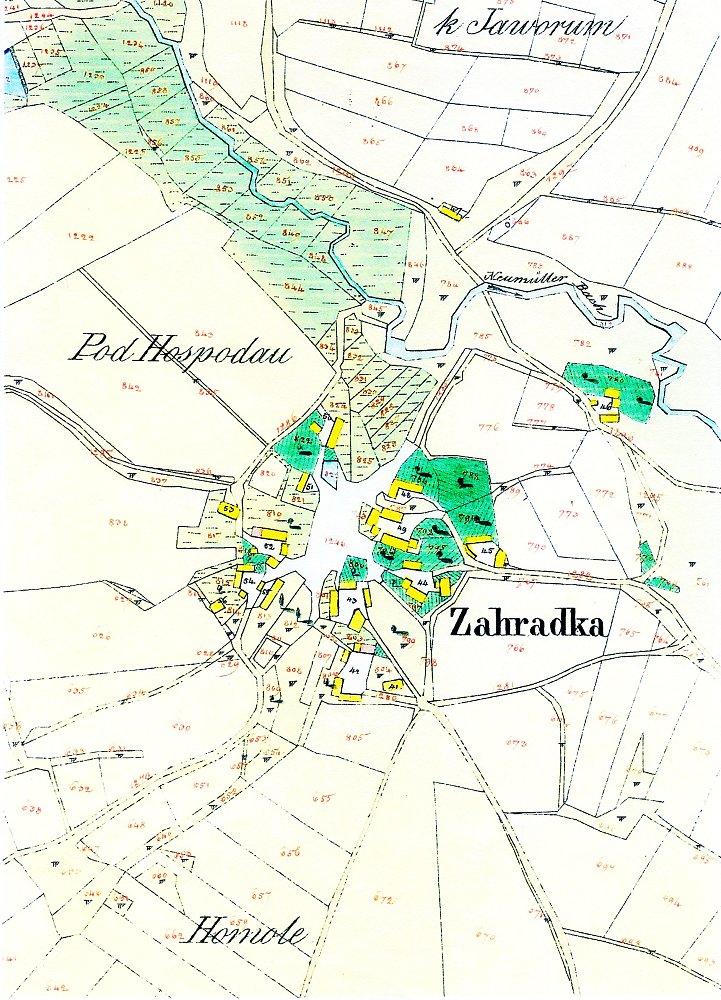 Muzeum České Sibiře, Zahrádka,mapa