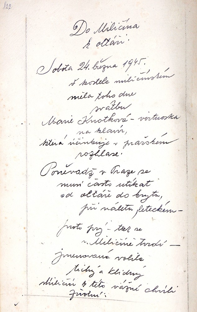 První pamětní kniha města Miličína, strana 822