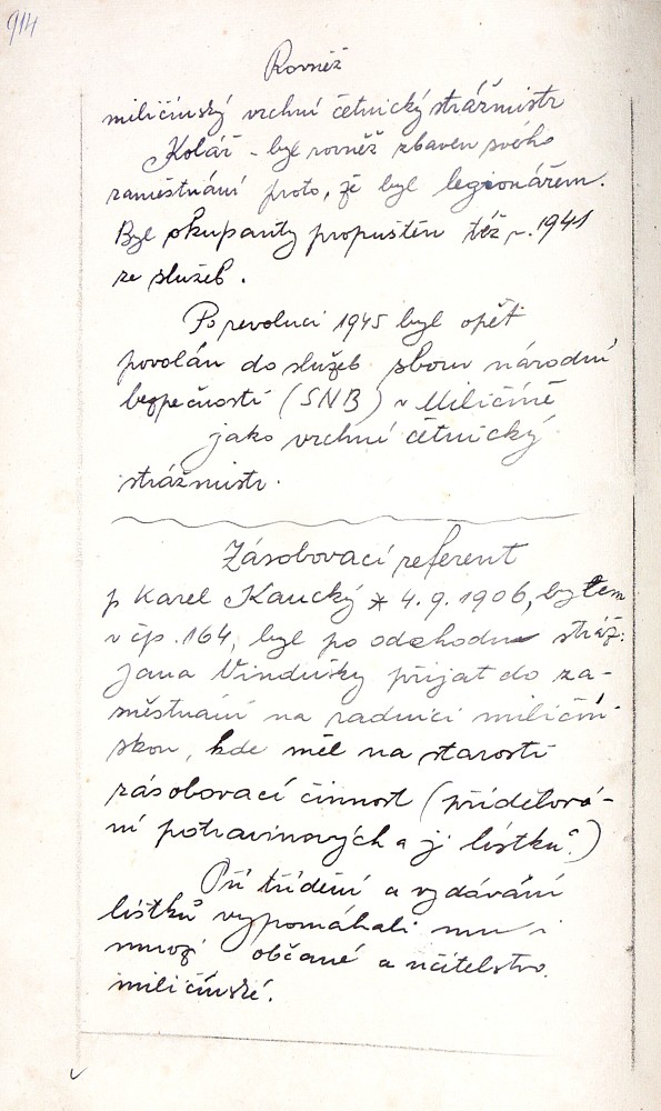 První pamětní kniha města Miličína, strana 914